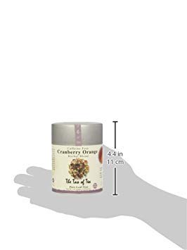 The Tao of Tea, Cranberry Orange Herbal Tea, 4 Ounce Tin