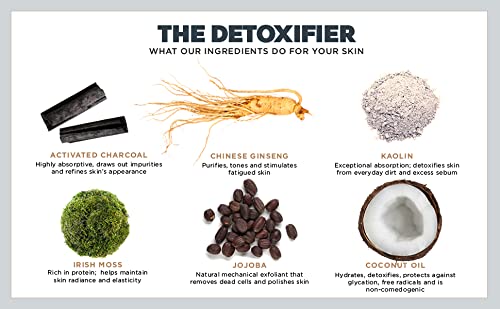 The Detoxifier with Charcoal+, Mask + Scrub, Full-Size, 2.5 oz