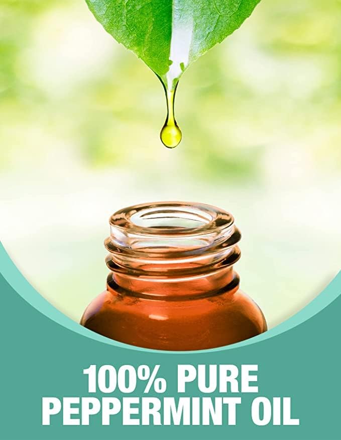Ethereal Nature 100% Pure! Peppermint Oil – Perfect for Aromatherapy Diffusers, Skin, Nail and Hair Care – Beauty DIY – 4 FL OZ (Pack of 2)