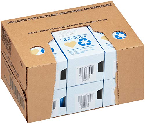 Bigelow Peppermint Herbal Tea 28-Count Boxes (Pack of 6) Caffeine-Free Bagged Herbal Tea in Individually Wrapped Foil Packets Contains Peppermint Leaves and Nothing Else