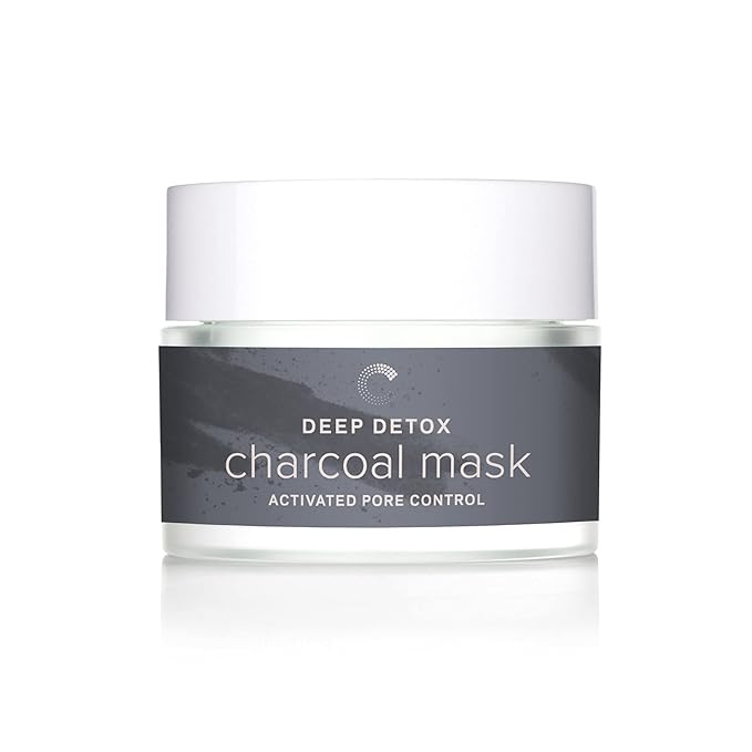 Cosmedica Skincare Deep Detox Activated Charcoal Clay Mask - New! Face mask to target enlarged pores, reduce blackheads, oily skin, blemishes
