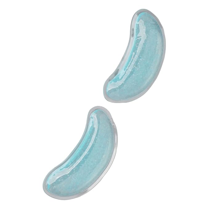 Jectse Gel Eye Pad, Reusable Cooling Eye Pads Gel Eye Mask Under Eye Gel Pads Hot Cold Treatment for Eye Strain Eye Swelling Eye Redness