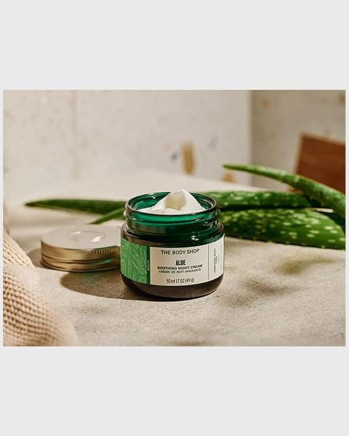 The Body Shop Aloe Vera Night Cream, For Sensitive Skin, Vegan, 50ml