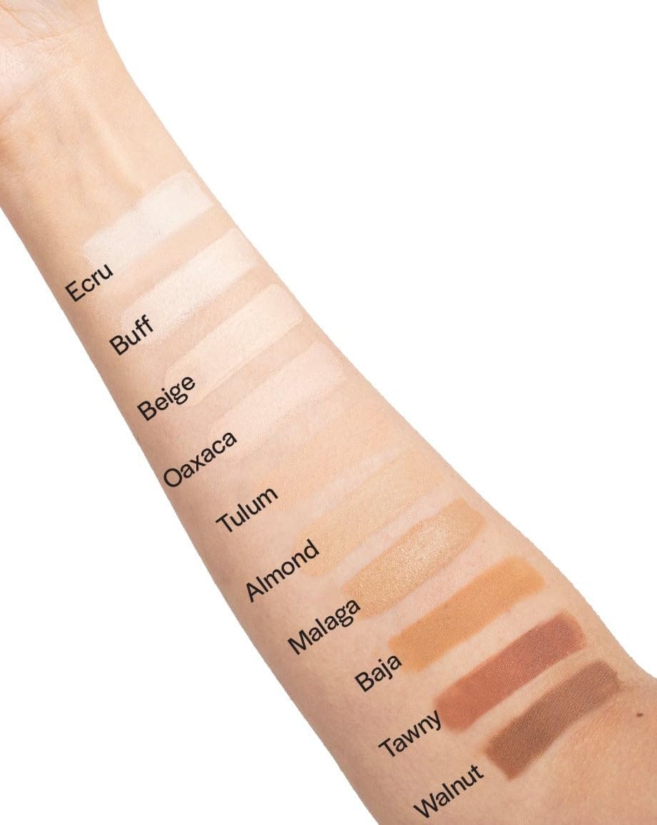 Completely Covered Creme Concealer (Ecru) By AU NATURALE COSMETICS | Weightless, Creaseless Perfection | Vegan, Gluten-Free | Ethically Crafted with Meadowfoam Seed Oil for Full-spectrum of Color