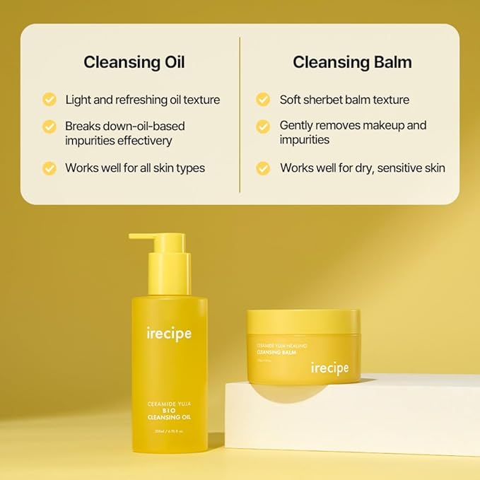 Ceramide Yuja Cleansing Oil (200ml) – Deep Pore Cleansing, Hydrating with Yuzu & Ceramide, Non-Comedogenic, Removes Waterproof Makeup, Ideal for Acne-Prone Skin (6.76oz)