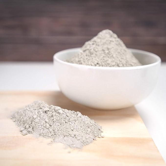 Bentonite Clay Cosmetic Grade Powder - 100% Pure Natural Powder - Indian Clay - Great For Skin Detox, Rejuvenation, and More - Heal Damaged Skin - DIY Clay Face Mask (2 LB)