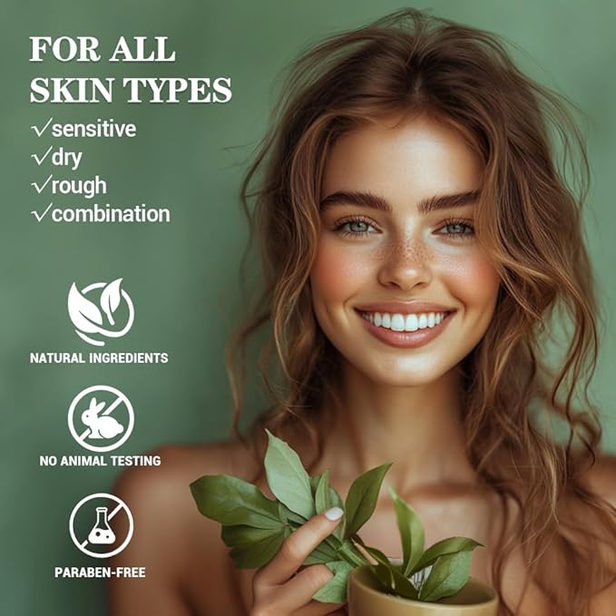 Princess Belle Tea Tree Oil Lotion, Shea Butter Body Lotion for Women and Men Dry Skin, Deep Moisturizing, Hydrating and Softening, Smell Good, 200ml(6.8floz)