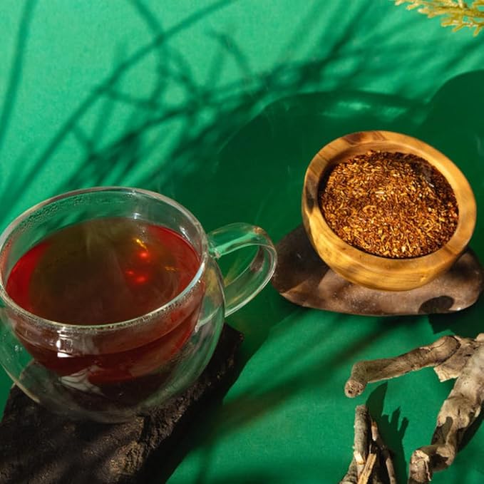 Organic Positively Tea Company, Fireside Vanilla Rooibos Tea, Loose Leaf, 4 Ounce