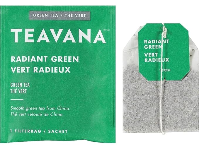 Teavana SBK13089 Radiant Green Tea Bags, 24/Box