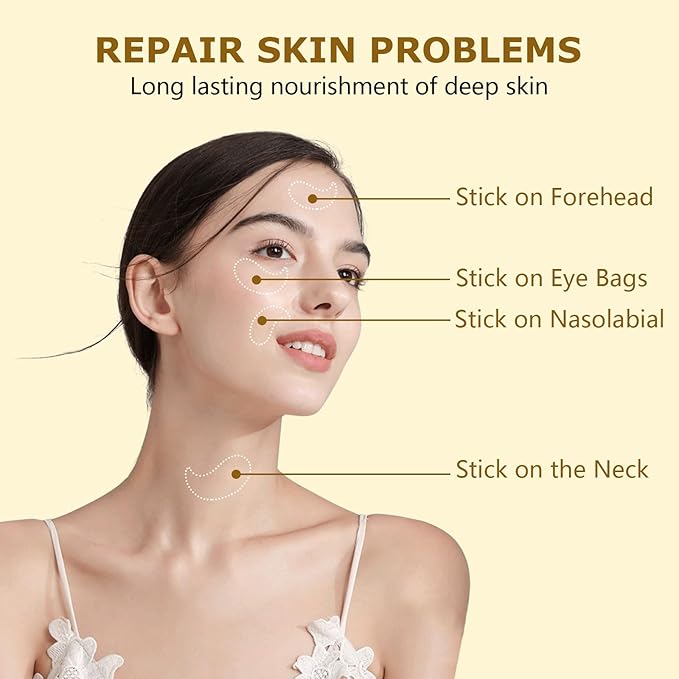 COSMETIC |24K Gold Pure Luxury Lift & Firm Hydra-Gel Eye Patches | Anti-Aging Under-Eye Patches, Help Lift and Firm the Look of the Eye Area