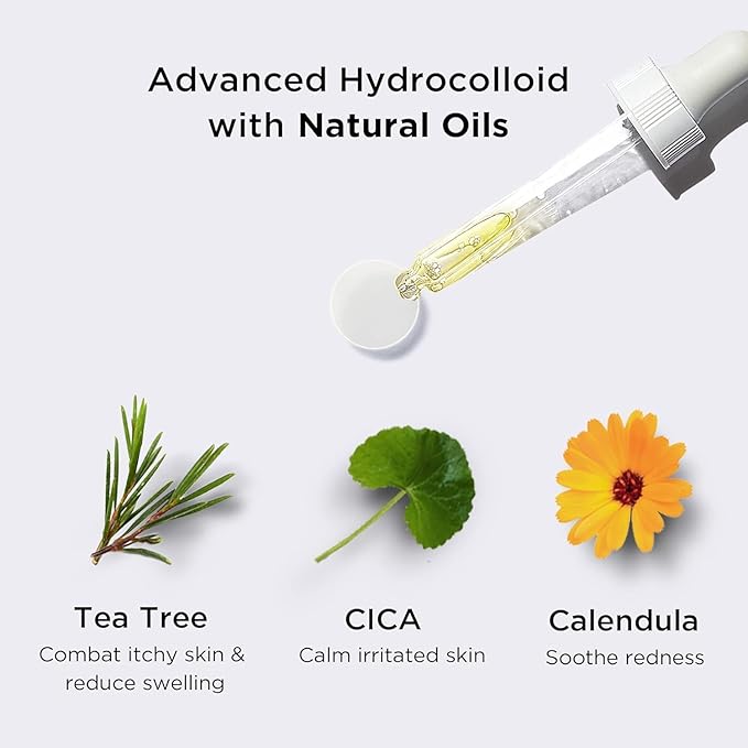 AVARELLE Pimple Patches for Face | Hydrocolloid Acne Patches for Covering Blemishes | FSA HSA Zit Patches with Tea Tree, Calendula, & Cica | HSA Store Eligible Items (10-14 mm, 80 Count)