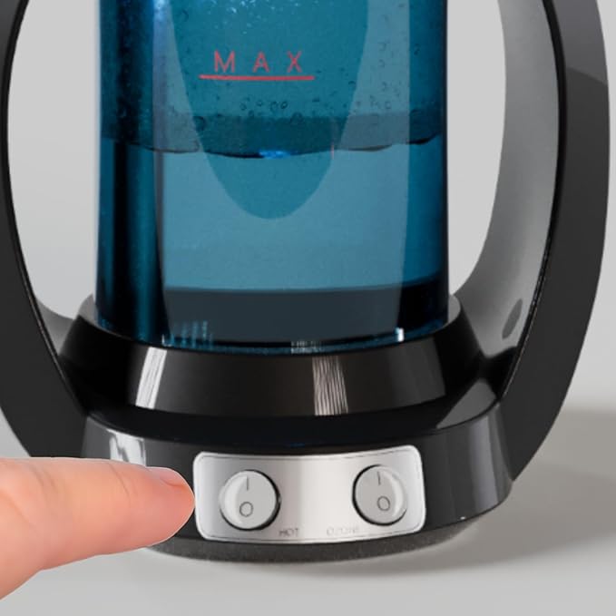 Facial Steamer-Nano Ionic Face Steamer for Facial Deep Cleaning, Vaporizador Steamer for Esthetician, Professional Facial Steamer for Home Facial Spa. (Black)