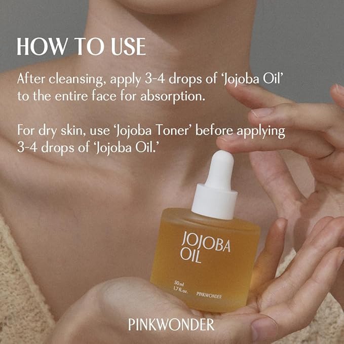 USDA Organic Jojoba Oil | 100% Pure, Cold-Pressed & Vitamin E-Rich Oil for Skin | Non-Greasy, Fast-Absorbing for Face, 1.69oz (50ml)