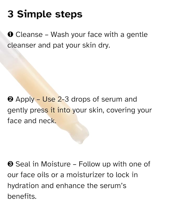 Glass Skin Face Serum - Hydrating, Moisturizing, and Brightening Vegan Face Oil with Zinc, Vitamin C, Grapefruit, Linalool for Even Skin Tone, UV Defense, Anti-Aging & Sensitive Skin Care – 1.69 fl oz