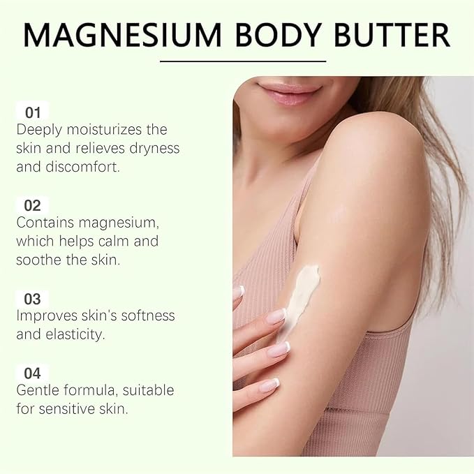 Neuropathy Cream, Neuropathy Mama Oasis Lotion,Magnesium Body Butter, Magnesium Cream for Neuropathy, Deeply Moisturizes Skin, Keep Soft Smooth, Suitable for All Skin Types 114g/2pcs
