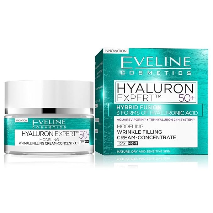 Eveline Cosmetics Hyaluron Expert Wrinkle Filling Cream, 50 ml