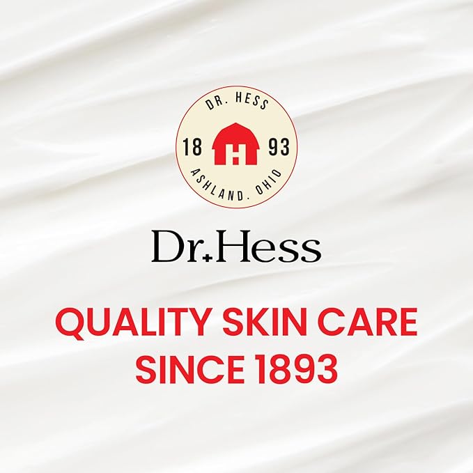 Dr. Hess' 1893 Original Udder Ointment, All-Purpose Nourishing Body Moisturizer for Healing Dry, Irritated Skin, Cracked Heels, Rashes, Chafing with Lanolin, Beeswax, & Eucalyptus Oil, 1.4 oz 4 Pack