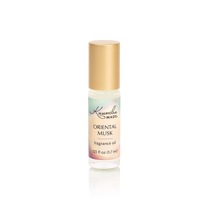 Kuumba Made Oriental Musk Fragrance Oil Roll-On 0.125 fl oz (3.7ml) | Rollerball Perfume | Alcohol Free