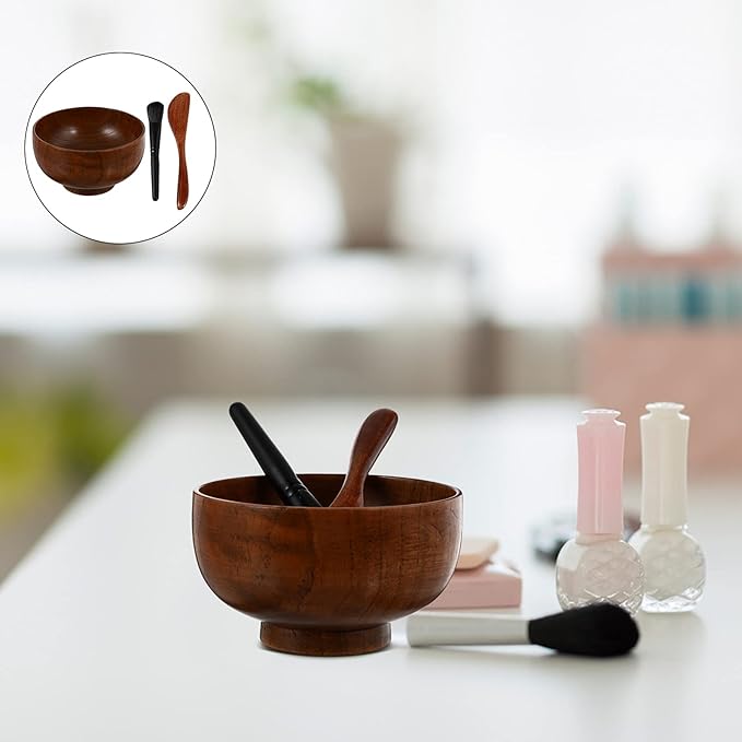 3 sets Face Mask Mixing Bowl Kit Brush Spatula Practical Facial Mask Tool Skin Care Beauty,Facial Mask Bowl Set
