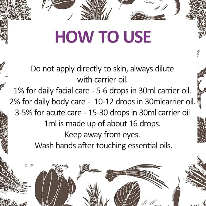 Deve Herbes Pure Armoise Essential Oil (Artemisia herba alba) with Glass Dropper Steam Distilled 50ml (1.69 oz)