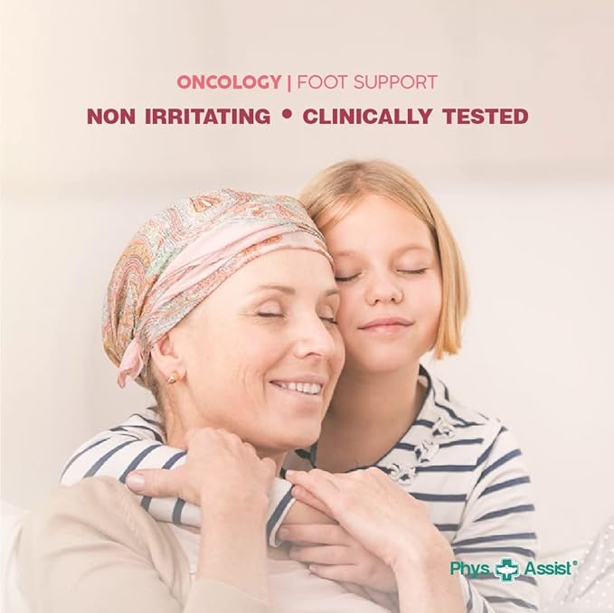 PhysAssist Oncology Foot Support, Soothing, Calming and Hydrating After Chemo. Non irritant, Clinically Tested. 4 oz Jar