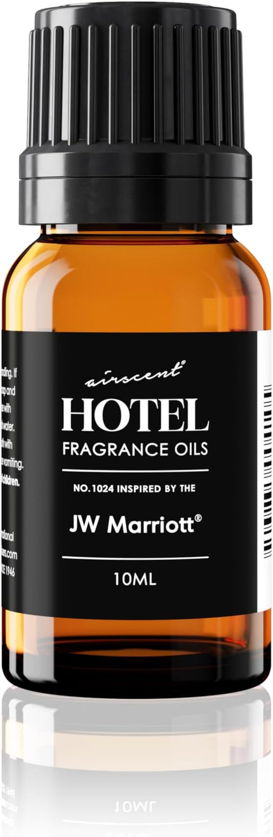 AirScent Hotel Diffuser Oil Inspired by The JW Marriott's Oud Safir Scent - Fragrance Oil No. 1024 for Ultrasonic and Waterless Diffusers and Crafting - 10 ml, 0.34 fl oz Glass Bottle with Dropper