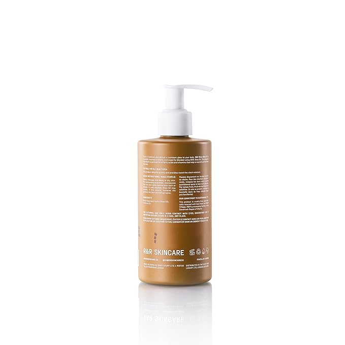 R&R Intense Shea Body Oil – Fast-Absorbing & Lightweight – Hydrating Body Oil for Dry Skin – Shea Butter Oil for Skin & Massage – Rich in Vitamin A, E & F for Nourished & Soft Skin