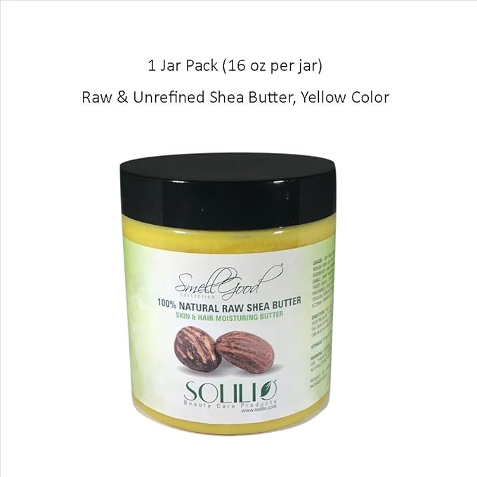 African Shea Butter Pure Raw Unrefined Ivory **Doubled Filtered** (16oz)