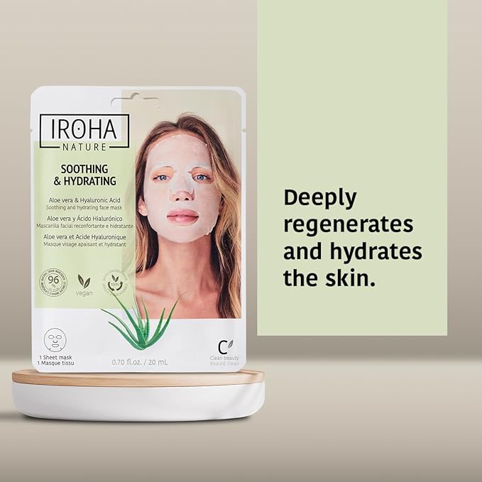 Aloe Vera Skin Care Mask - Pack of 5 Pieces