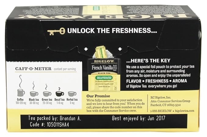 Bigelow Decaf French Vanilla Tea Bags, 20 ct
