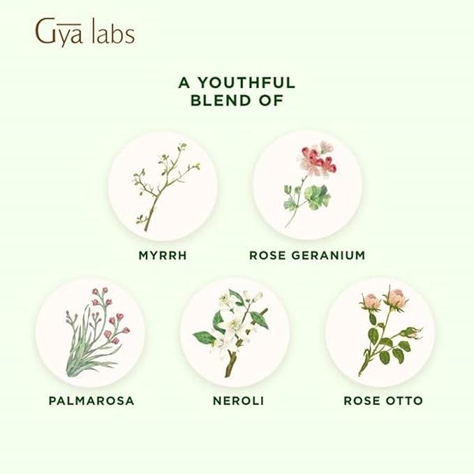 Gya Labs Age Defying Essential Oil Blend - 100% Pure Natural Age Defy Essential Oil - Soothing & Rejuvenating (0.34 Fl Oz)