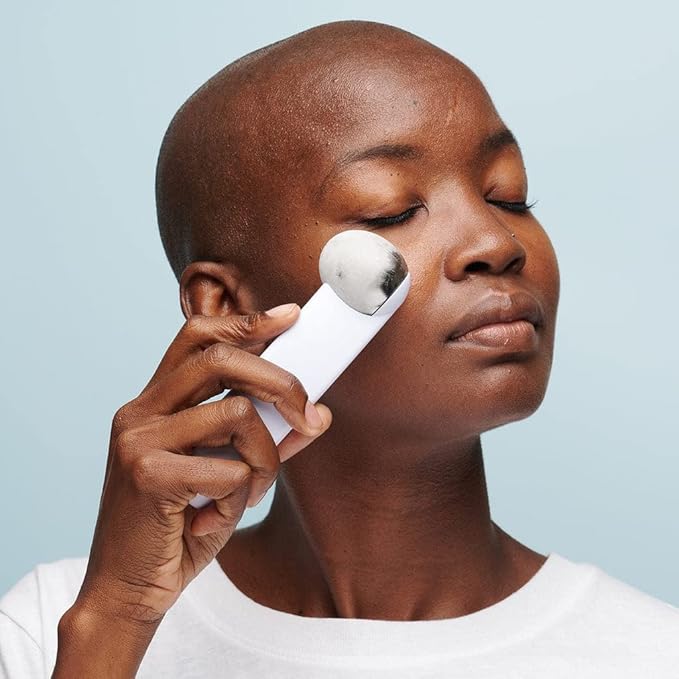 StackedSkincare Ice Roller, Professional Face Sculpting Tool to Reduce Puffiness, Calm Redness and Inflammation, Lift & Sculpt Facial Contours