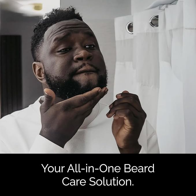 Golden Grooming Co. Everyday Beard Bundle – Complete Beard Care Set | Includes Beard Oil, Balm & Shampoo (XL, Fresh Scent)