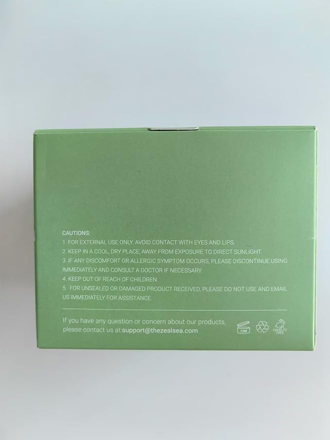 ZealSea Superfood Clay Face Mask: Deep Cleansing Mask for Controlling Oil & Blackhead Removal Pore Cleansing Antioxidant Anti-Aging Hydrating Facial Mask Vegan Skincare 5.29 Oz