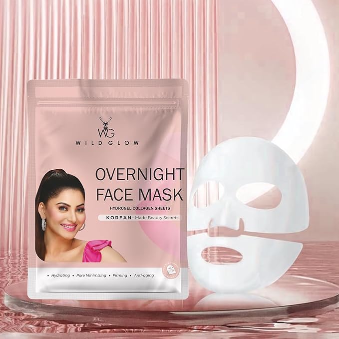 Bio-Collagen Overnight Face Mask | Pack of 4, Korean
