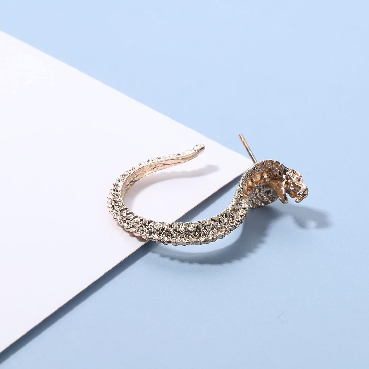 Vintage Snake Studs Earrings Gold Snake Dangle Earrings Animal Serpent Earrings Punk Cool Snake Earrings Jewelry for Women Girls Gifts