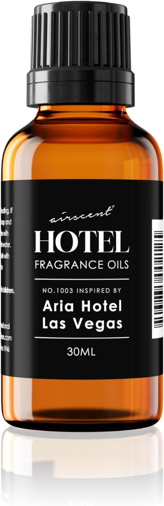 AirScent Hotel Diffuser Oil Inspired by The Aria Asian Garden Scent - Premium Fragrance Oil No. 1003 for Ultrasonic and Waterless Diffusers and Crafting- 30 mL, 1 fl oz Glass Bottle with Dropper Cap