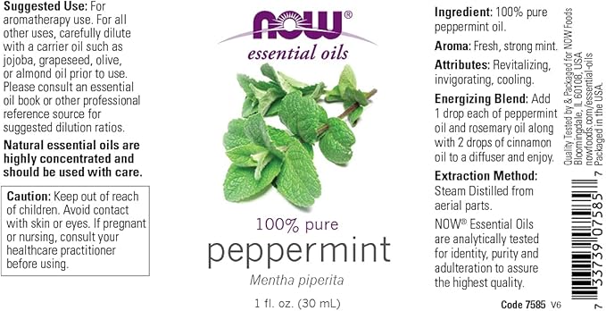 NOW Foods, Peppermint Oil (1 OZ)