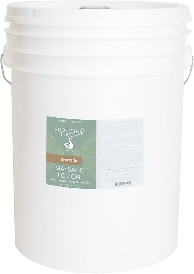 Soothing Touch Ayurveda Massage Lotion, Unscented, 640 Ounce