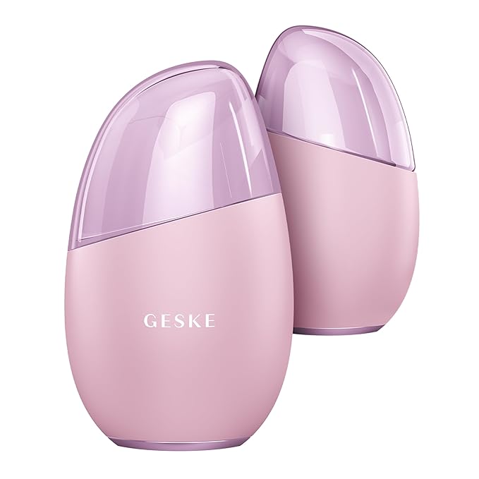 SmartAppGuided™ Cool & Warm Eye & Face Massager | 7 in 1 | Multi Massager | Face & Neck | Battery-free Cooling & Warming | Firms, Relaxes & De-Puffs Skin | Eye-Nose Area Targeted Design