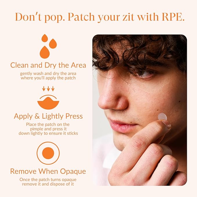 RPELife Hydrocolloid Pimple Patches with Salicylic Acid for Face, Pimple Patch Invisible Spot Cover Treatment for Zits, Blemishes, and Pimples – Absorbing Zit Patch for Clear Skin (144 Count)