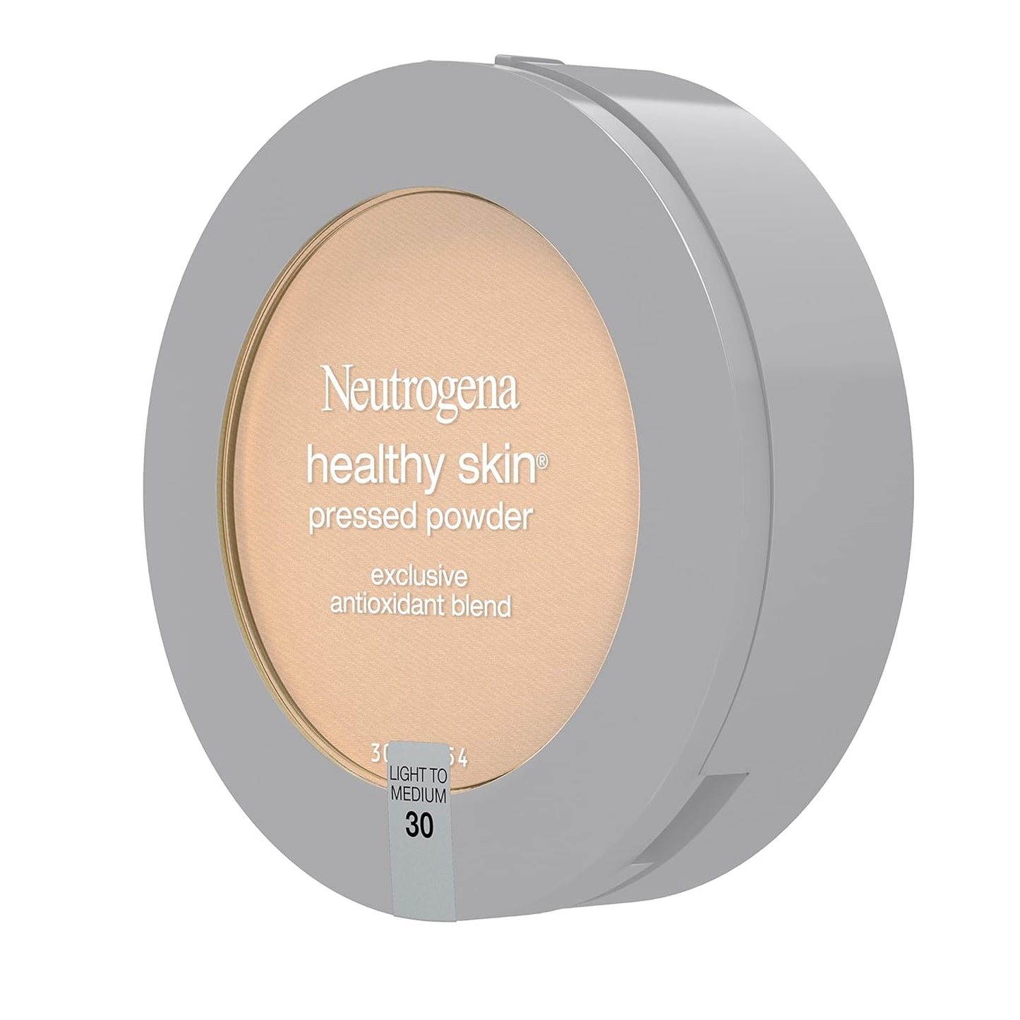 Neutrogena Healthy Skin Pressed Makeup Powder Compact with Antioxidants & Pro Vitamin B5, Evens Skin Tone, Minimizes Shine & Conditions Skin, Light to Medium 30, .34 oz (Pack of 2)
