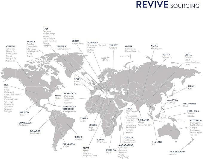 Stress Easy Essential Oil Blend by Revive Essential Oils - 100% Pure Therapeutic Grade, for Diffuser, Humidifier, Massage, Aromatherapy, Skin & Hair Care