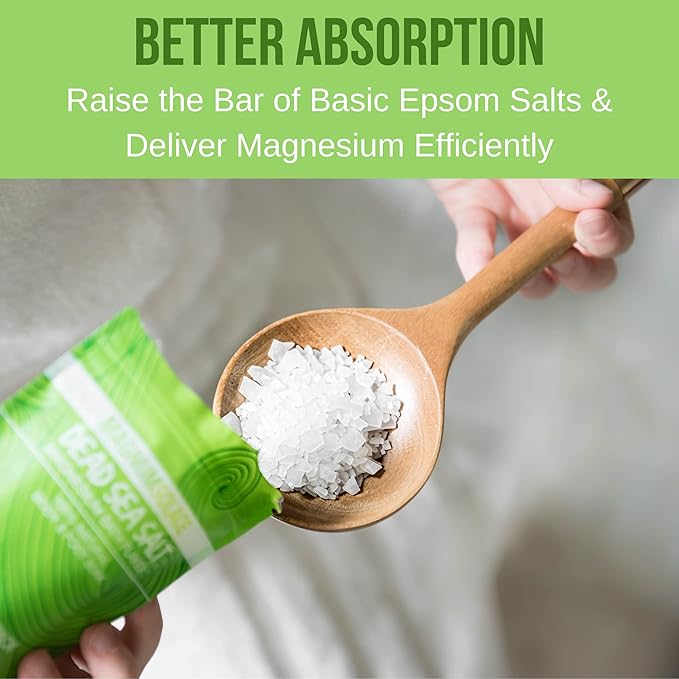 Pure Magnesium Bath Flakes & Magnesium Oil - 100% Natural Relief (3 Item Bundle)