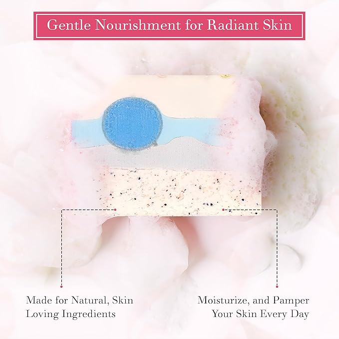 FinchBerry 3-Piece Gift Set โ Itโs A Boy! Baby Boy Shower Gift, New Mom Care Package & First-Time Mom Gifts! Includes Handmade Shea Butter Soap (4.5oz), Bath Soak (20oz) & Nourishing Hand Cream (1oz)