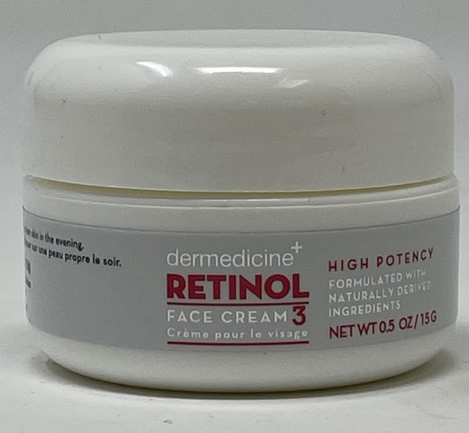 Retinol Cream For Face & Eye 3% Blend | Natural Anti Aging w/Jojoba Oil, Apricot Oil, Hyaluronic Acid & Squalane | Helps Smooth Fine Lines & Wrinkles & Brightens for Younger Skin