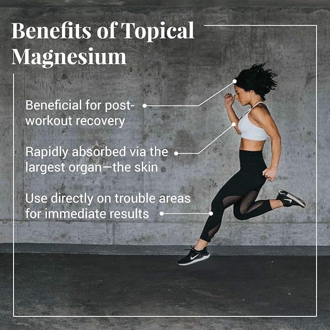 Ancient Minerals Magnesium Oil Refill Bottle, high Concentration Topical Genuine Zechstein Magnesium Chloride Topical Magnesium (33oz)