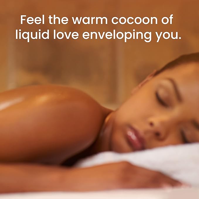 Dude's Love - Organic - Flavored Warming Body Massage Oil - Apple Cinnamon | No Stain - Non-Sticky | Nourish & Moisturize Skin | Aromatherapy Vegan Oil - 3.38 Fl Oz