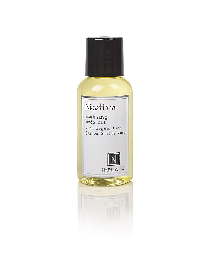 Nicotiana (Tobacco Flower Scent) Body Oil, Travel Size 2.4 oz Moisturize & Nourish with Argan & Coconut Oil - Vitamin C Enriched - Naturally Derived, Vegan-Friendly