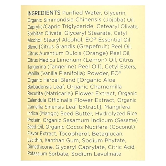 Eo, Lotion Coconut & Vanilla With Tangerine, 8 Fl Oz